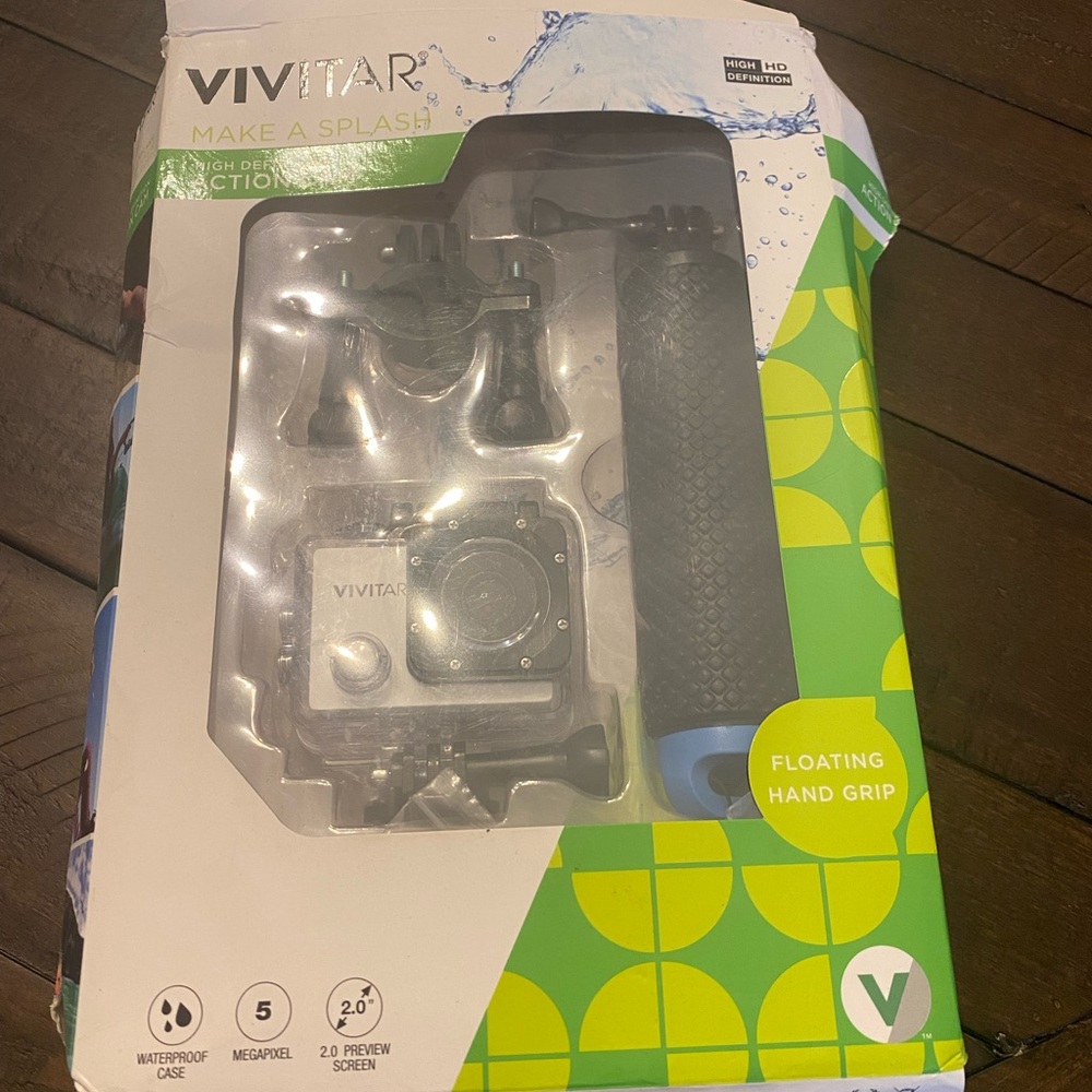 Brand new in box kids Vivitar go pro action cam